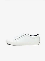 White Men's Leather Sneakers Tommy Hilfiger - Mens