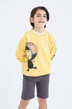 DEFACTO Boy Regular Fit Sweatshirt Fabric Shorts