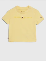 Yellow Kids T-Shirt Tommy Hilfiger Baby Essential - Girls