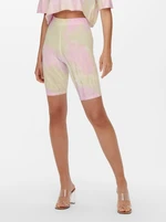 Pink-cream Short Leggings ONLY-Vera - Women