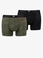 Set of two men's boxers in khaki and black Puma - Men's