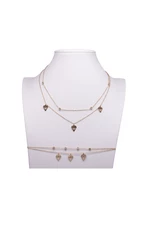 Stainless steel necklace G2212-1-30 gold