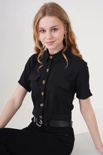 Bigdart 0663 Crop Jacket - Black