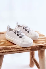 Kids Leather Sneakers BIG STAR KK374058 White