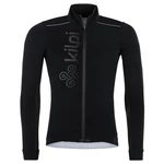 Čierne pánske cyklistické tričko s dlhým rukávom Kilpi CAMPOS-M