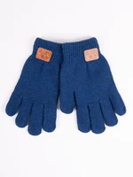 Yoclub Kids's Gloves RED-0229C-AA50-002 Navy Blue