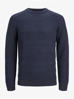 Dark blue men's sweater Jack & Jones Davis - Men