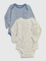 GAP Baby bodysuit made of organic cotton, 2 pcs - Boys