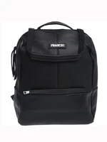 Black women's backpack with shoulder strap