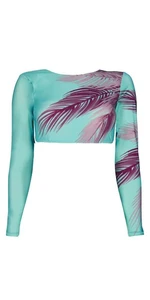 Swimsuit Barts TASMAN CROP TOP Dark Celadon