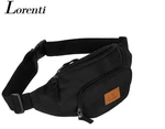 Black waist bag