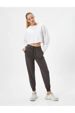 Koton Jogger Sweatpants with Pocket Detail, Lace-Up Waist.