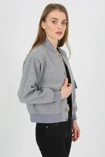 Bigdart 0688 Double Pocket Crop Jacket - Gray