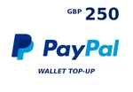 PayPal Wallet 250 GBP Top Up
