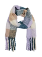 Orsay Blue-purple women's plaid scarf - Women