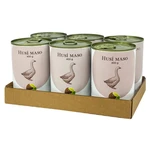 BOHEMIA PET FOOD Konzerva husí maso ve vlastní šťávě pro psy 6x400g