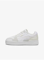 White Men's Leather Sneakers Puma CA Pro Lux III - Men's