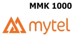 Mytel 1000 MMK Mobile Top-up MM
