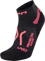 UYN Run Marathon Zero Black-Coral Fluo 37/38 Běžecké ponožky