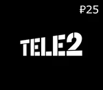Tele2 ₽25 Mobile Top-up RU