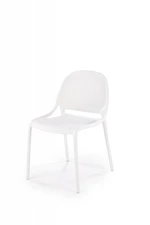 Stohovatelná jídelní židle K532 Bílá