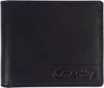 Meatfly Eliot Premium Leather Wallet Black Peňaženka
