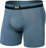 SAXX Sport Mesh Boxer Brief Stone Blue S Fitness Unterwäsche