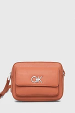 Kabelka Calvin Klein oranžová barva, K60K611083