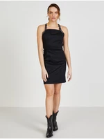 Černé dámské pouzdrové šaty s odhalenými zády Calvin Klein Jeans - Dámské