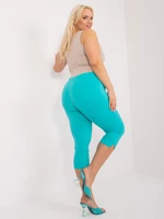 Turquoise trousers size 3/4 plus without fastening