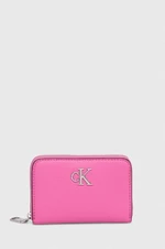 Peněženka Calvin Klein Jeans růžová barva, K60K611500
