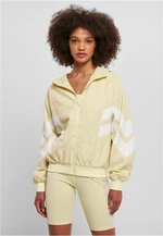 Women's Batwing Sweatshirt Soft Yellow/White