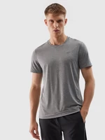 Pánské sportovní tričko regular z recyklovaných materiálů - chladné světle šedé