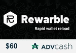 Rewarble AdvCash $60 Gift Card US