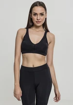 Women's Tech Mesh Crossback Bra Black