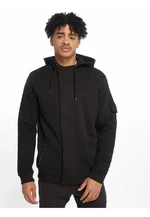 Zip-up sweatshirt black