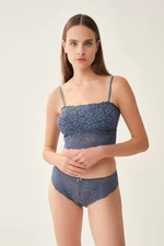 Dagi Oil Strapless Bustier