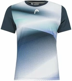 Head Performance T-Shirt Women Navy/Print Perf XS Tennis-Shirt