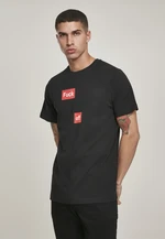 Black T-Shirt Fuck Off Split