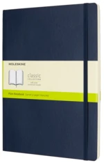 Moleskine - zápisník měkký, čistý, modrý XL