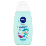 NIVEA Kids Dětský sprchový gel a šampon 2v1 s jablečnou vůní 500 ml