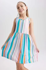 DEFACTO Girl Patterned Sleeveless Dress