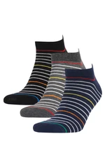 DEFACTO Men 3 Pack Cotton Booties Socks