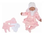 Z&Z 4-dílná soupravička body, polodupačky, čepička a kabátek Mašlička - růžová, vel. 68 (3-6m) Z&Z 4-dílná soupravička body, polodupačky, čepička a kabátek Mašlička - růžová, vel. 68 (3-6m)