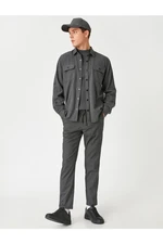 Koton Tapered Fit Poplin Trousers