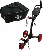 Axglo TriLite SET Black/Red Chariot de golf manuel