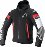 Alpinestars Zaca Air Jacket Black/White/Red Fluo 2XL Textilní bunda