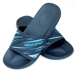 AQUA SPEED Pánské boty do bazénu Idaho Námořnická modrá/modrá vzor 10