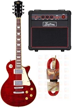 SX EF3D-TWR SET Transparent Wine Red Guitarra eléctrica