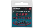 Drennan háčky bez protihrotu Eyed Carp Method Barbless vel. 8